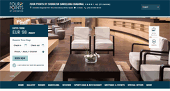 Desktop Screenshot of fourpointsbarcelonadiagonal.com